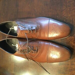 Brown Leather Men's Dress Shoes